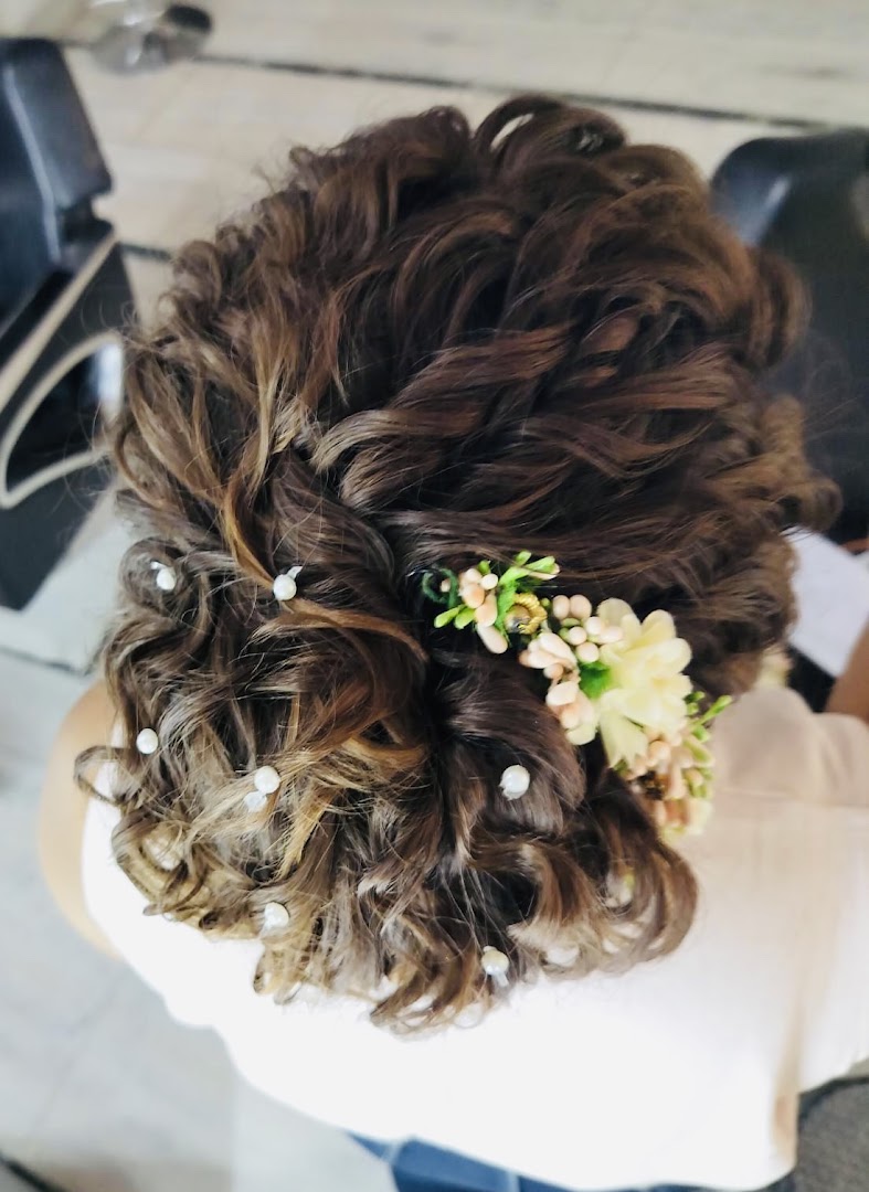 At the salon